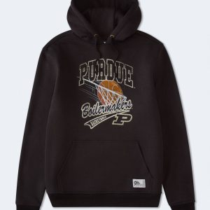 Purdue Boilermakers Basketball Pullover Hoodie - Black