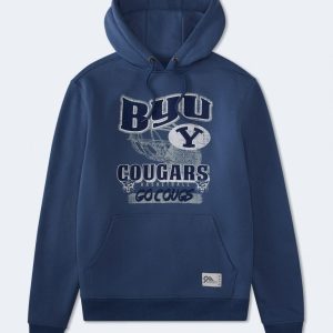 BYU Cougars Basketball Pullover Hoodie - Blue