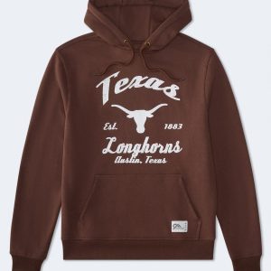Texas Longhorns Pullover Hoodie - Brown