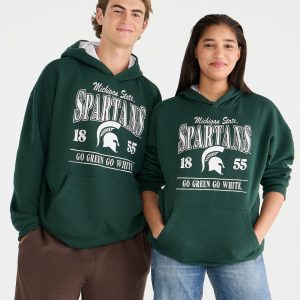 Michigan State Spartans Pullover Hoodie - Green