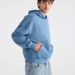 Cloud Soft Boxy Pullover Hoodie - Ocean Sparkle