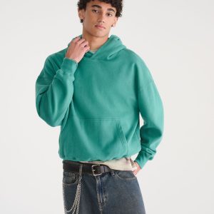 Cloud Soft Boxy Pullover Hoodie - Mallard Blue