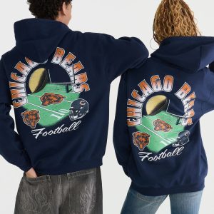Chicago Bears Field Goal Pullover Hoodie - Navy