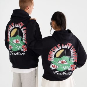Kansas City Chiefs Field Goal Pullover Hoodie - Black