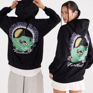 Baltimore Ravens Field Goal Pullover Hoodie - Black