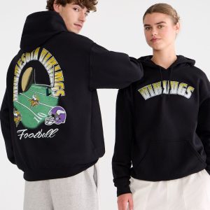 Minnesota Vikings Field Goal Pullover Hoodie - Black