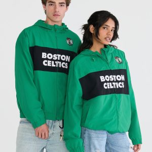 Boston Celtics Hooded Track Jacket - Green