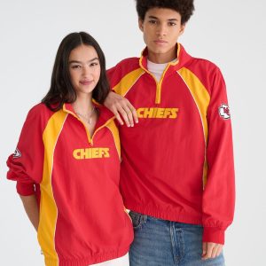 Kansas City Chiefs Quarter-Zip Track Jacket - Red