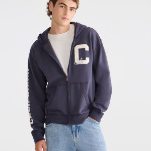 Cloud Soft California Boxy Full-Zip Hoodie - Gunmetal