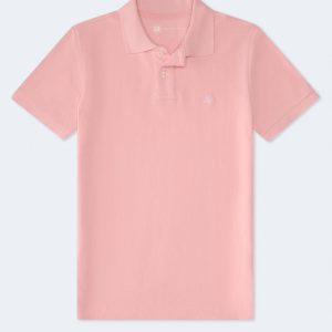 Tonal A87 Logo Piqué Polo - Pink Dream