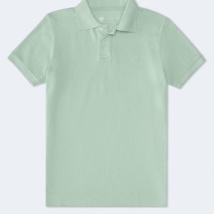Tonal A87 Logo Piqué Polo - Light Green