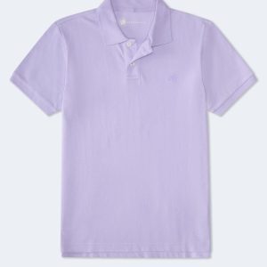 Tonal A87 Logo Piqué Polo - Lilac Holiday