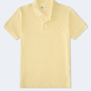 Tonal A87 Logo Piqué Polo - Pale Banana