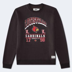 Louisville Cardinals Crew Sweatshirt - Black