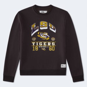LSU Tigers Crew Sweatshirt - Black