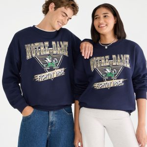 Notre Dame Fightin' Irish Crew Sweatshirt - Navy