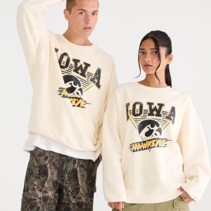 Iowa Hawkeyes Crew Sweatshirt - Cream