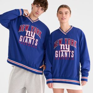 New York Giants Trainer's Jacket - Blue