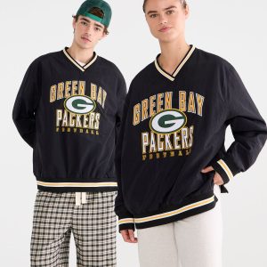 Green Bay Packers Trainer's Jacket - Black