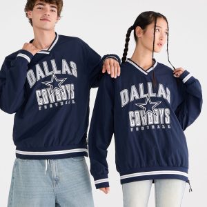 Dallas Cowboys Trainer's Jacket - Navy