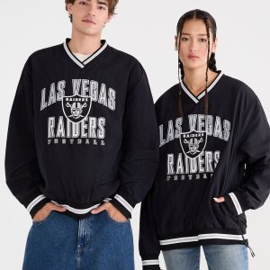 Las Vegas Raiders Trainer's Jacket - Black
