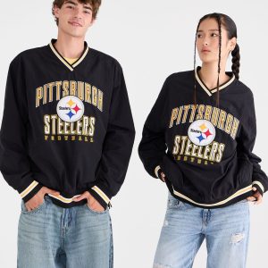 Pittsburgh Steelers Trainer's Jacket - Black