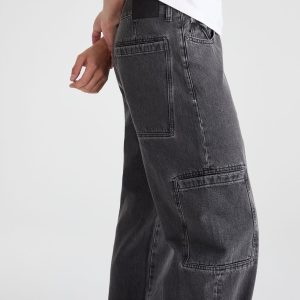 Baggy Utility Jean - Black Wash