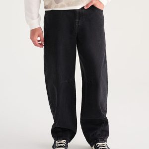 Baggy Barrel Jean - Black Wash