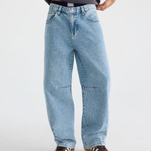 Baggy Barrel Jean - Light Wash