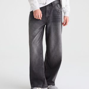 Super Baggy Jean - Washed Black