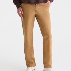 Slim Straight Chinos - Sandalwood