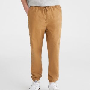 Stretch Twill Joggers - Sandalwood