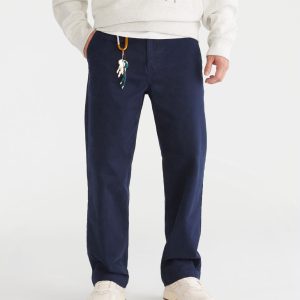 Baggy Chinos - Deep Navy