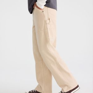 Baggy Carpenter Pants - Truffle Taupe