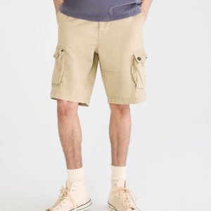 Stretch Twill Cargo Shorts 10" - Hazelnut