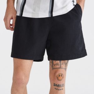 Kickback Jogger Shorts 6.5" - Black Fox