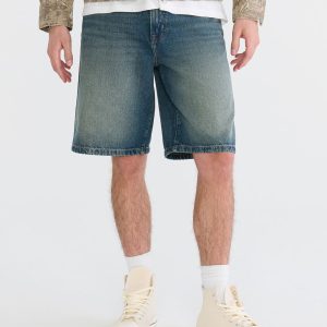 Baggy Denim Shorts 11" - Dark Wash
