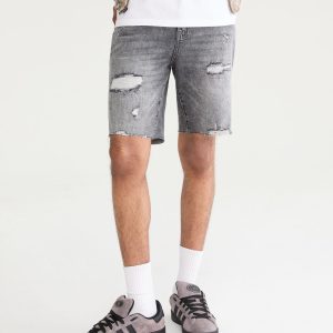 Denim Shorts 9" - Grey Wash