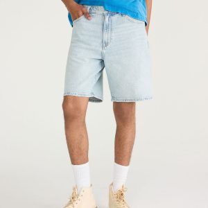 Baggy Denim Shorts 9" - Light Wash
