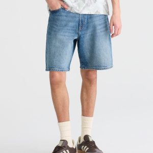 Baggy Denim Shorts 9" - Medium Wash