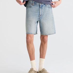 Baggy Denim Shorts 9" - Medium Wash