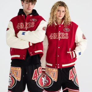 San Francisco 49ers Bomber Jacket - Red