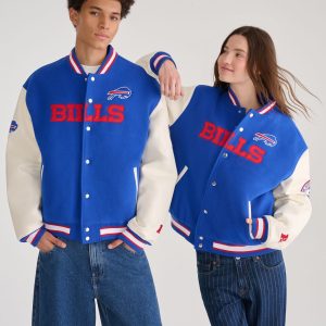 Buffalo Bills Bomber Jacket - Blue