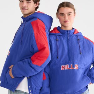 Buffalo Bills Hooded Sideline Jacket - Blue