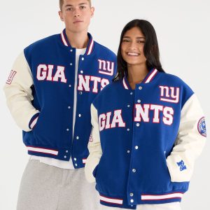 New York Giants Bomber Jacket - Blue
