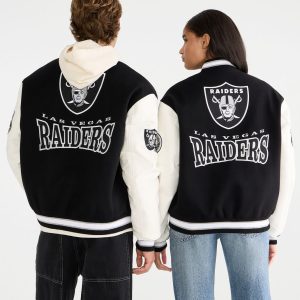 Las Vegas Raiders Bomber Jacket - Black