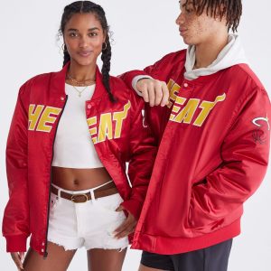 Miami Heat Bomber Jacket - Red