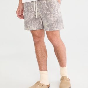 Cloud Soft Forest Camo Fleece Shorts - Garland