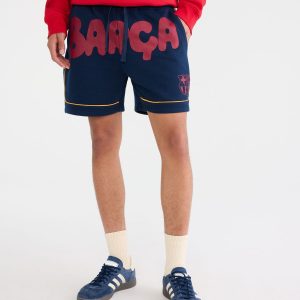 FC Barcelona Fleece Shorts - Navy