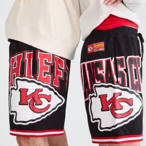 Kansas City Chiefs Mesh Shorts - Black